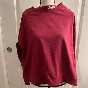 Burgundy Crewneck Sweater